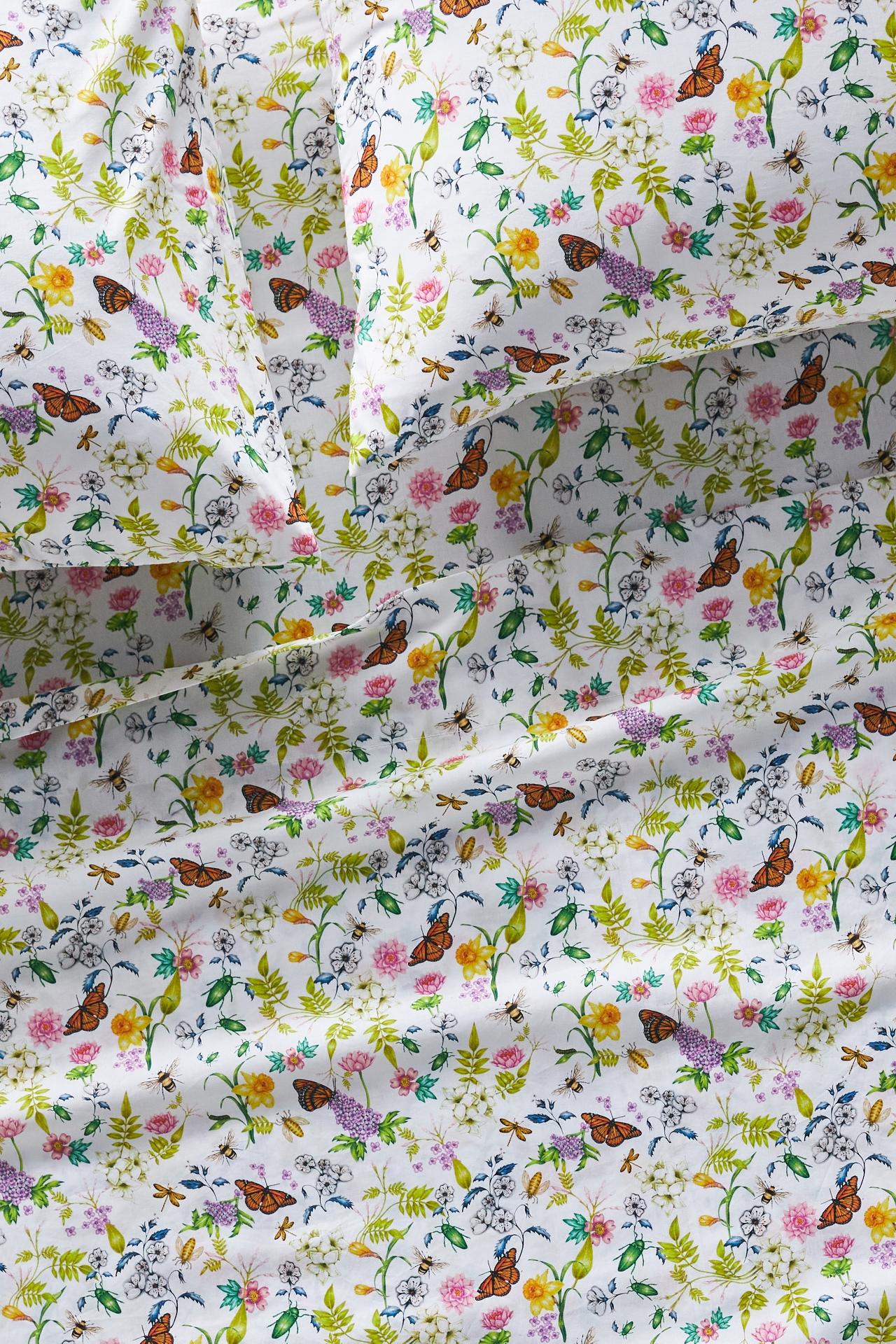 Lou Rota Organic Percale Printed Sheet Set​