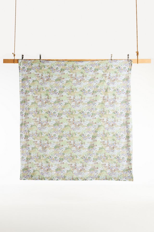 Nalini Organic Cotton Percale Border Floral Duvet Cover #4