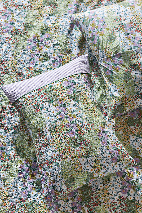Nalini Floral Organic Cotton Pillowcases, Set of 2