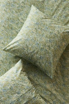 Orla Organic Cotton Percale Floral Euro Sham
