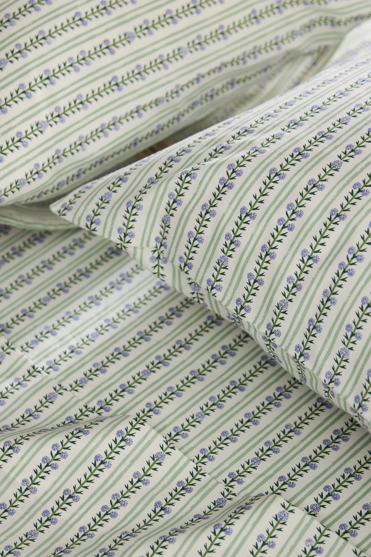 Ellen Merchant Cottage Cotton Percale Sheet Set