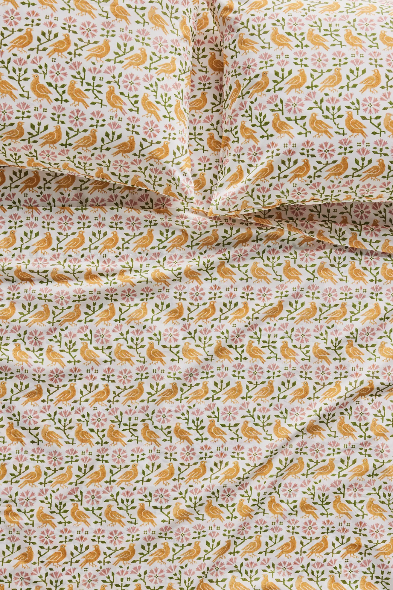 Ellen Merchant Cottage Cotton Percale Sheet Set
