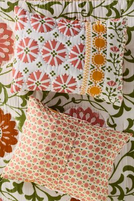 Ellen Merchant Cotton Voile Cottage Shams, Set of 2