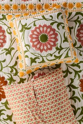 Ellen Merchant Cotton Voile Cottage Euro Sham