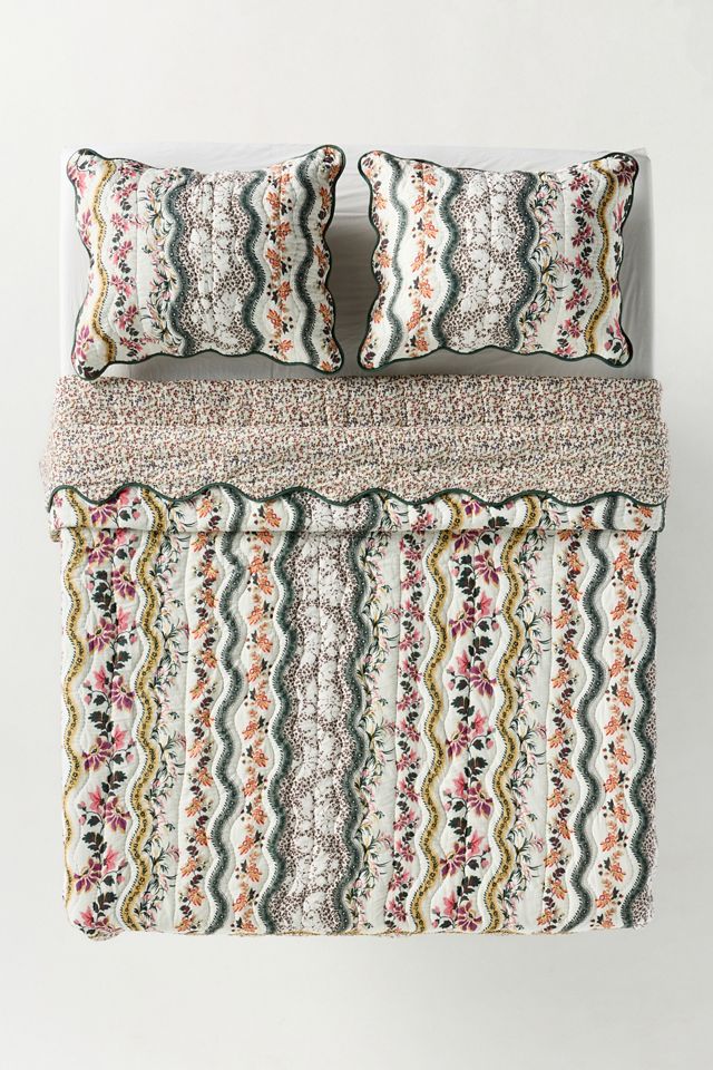 Iluka 100% Cotton Gauze Floral Quilt #2