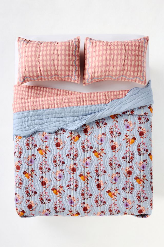 Iluka Cotton Printed Floral Quilt #2