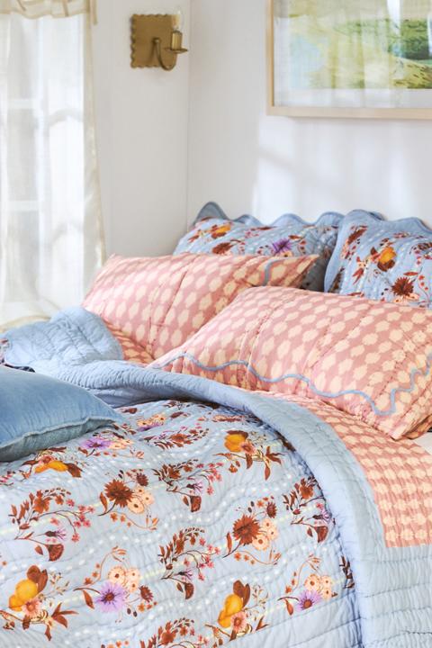 Iluka Cotton Printed Floral Quilt