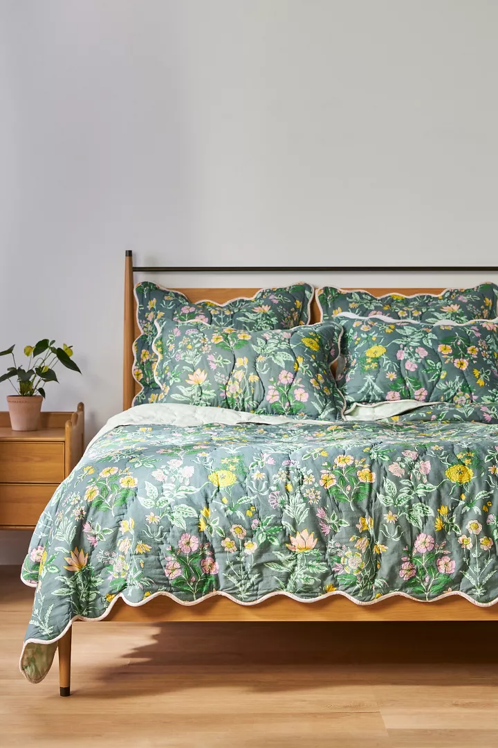 Iluka Cotton Printed Floral Quilt