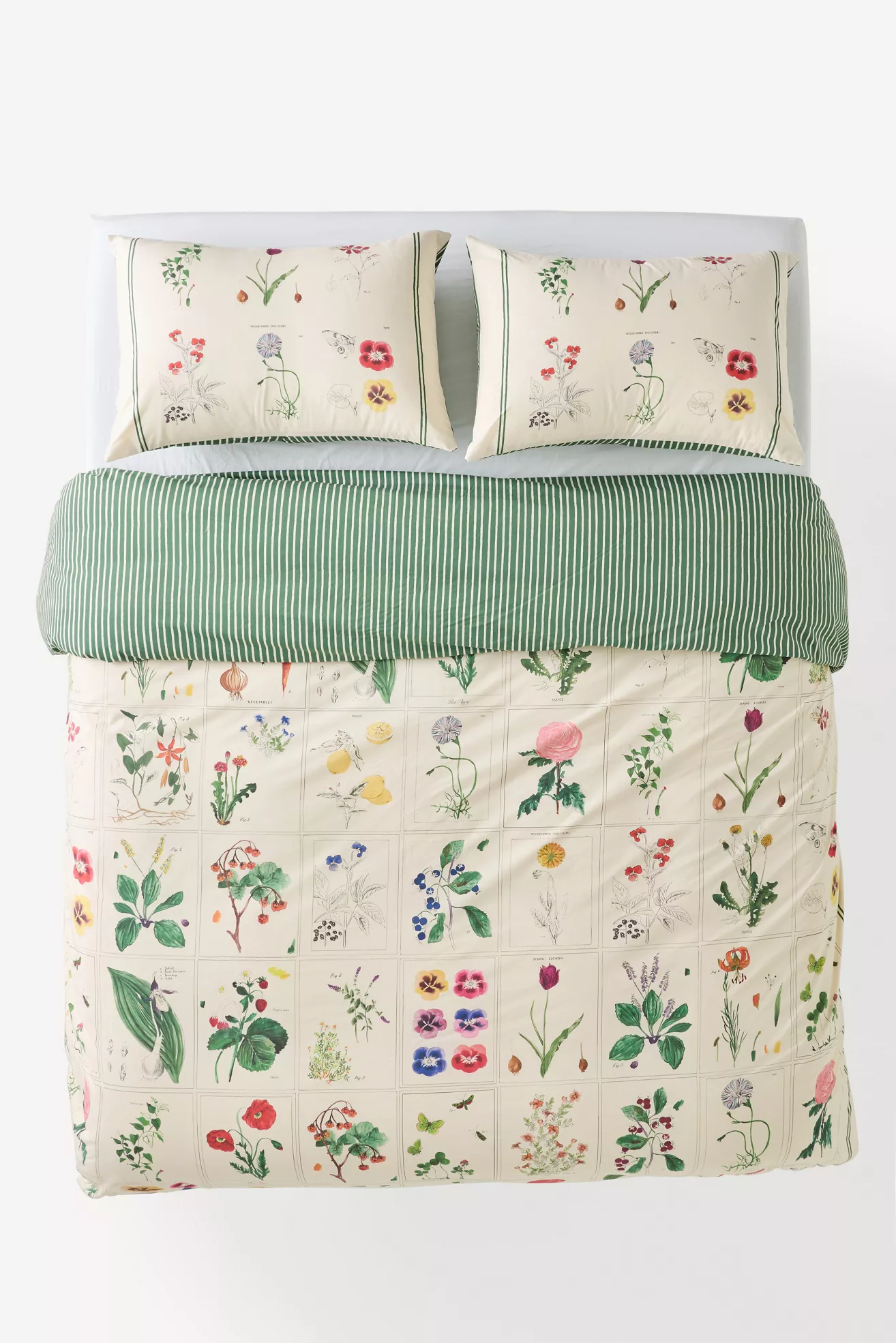 100% Organic Cotton Printed Percale Duvet Collection - thumbnail 3