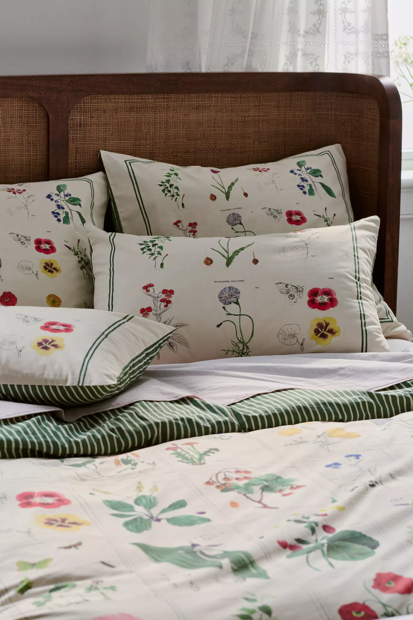 100% Organic Cotton Printed Percale Duvet Collection