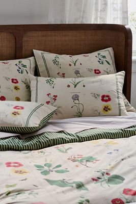 Organic Cotton Printed Percale Duvet Collection