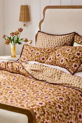 100% Organic Cotton Printed Percale Duvet Collection
