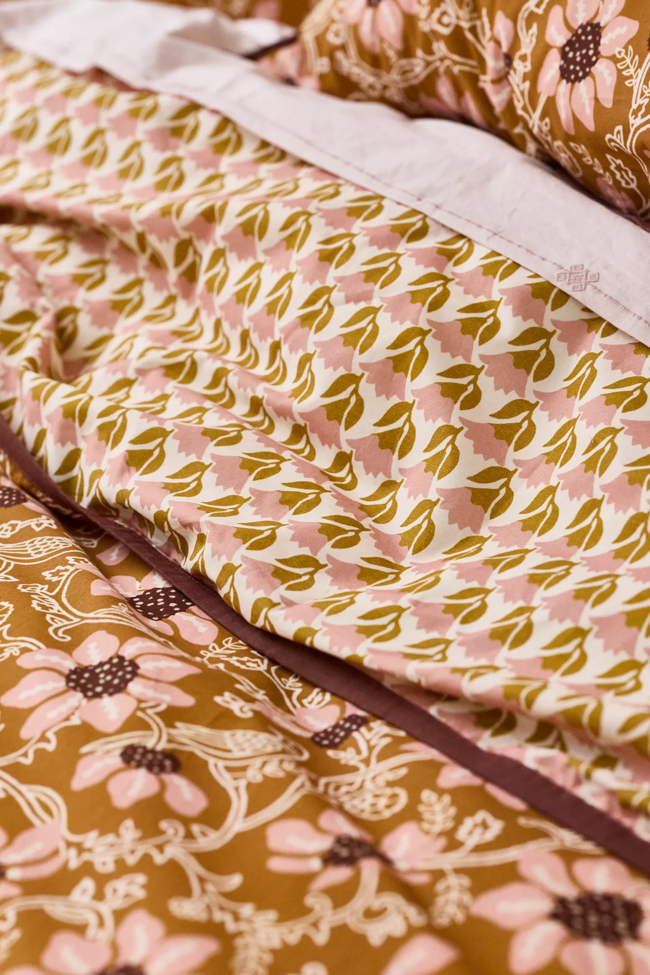 100% Organic Cotton Printed Percale Duvet Collection - thumbnail 8
