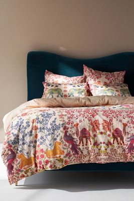Organic Cotton Printed Percale Duvet Collection