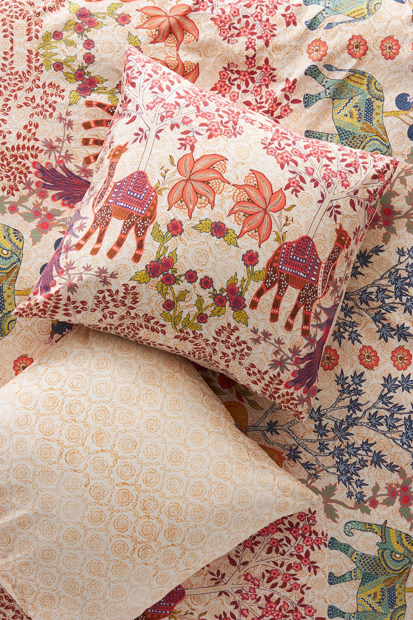 Organic Cotton Printed Percale Euro Sham - thumbnail 9