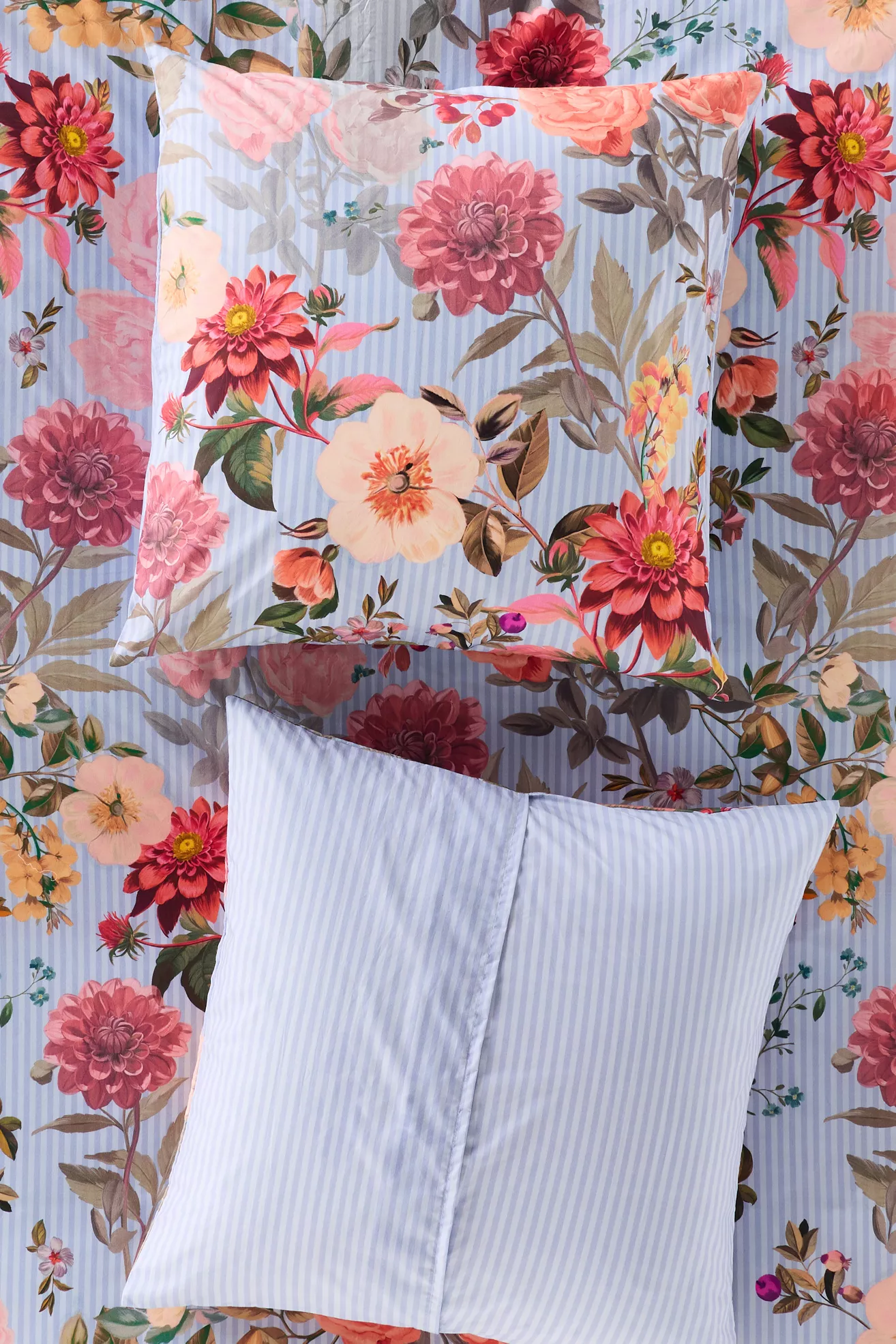 Organic Cotton Printed Percale Euro Sham - thumbnail 5