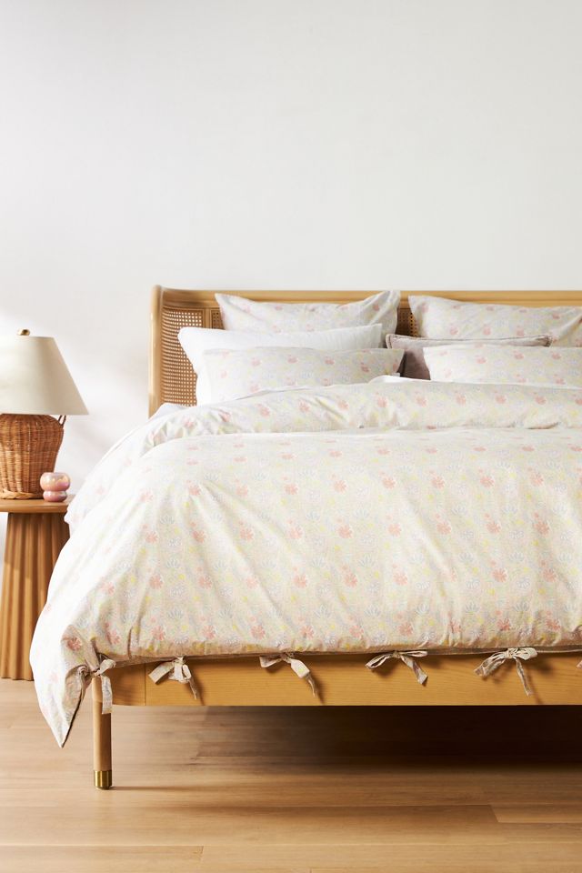 Outlet Anthropologie Organic Cotton Angela Duvet Cover King NEW