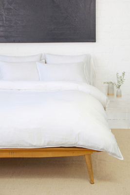 Pom Pom At Home Parker Bamboo Duvet Cover In White