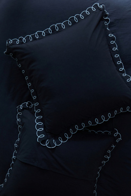 Maeve By Anthropologie Looped Organic Percale Euro Sham