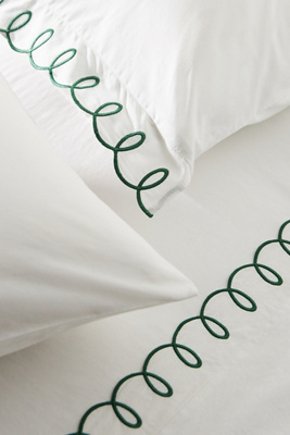 Maeve By Anthropologie Looped Organic Percale Sheet Set