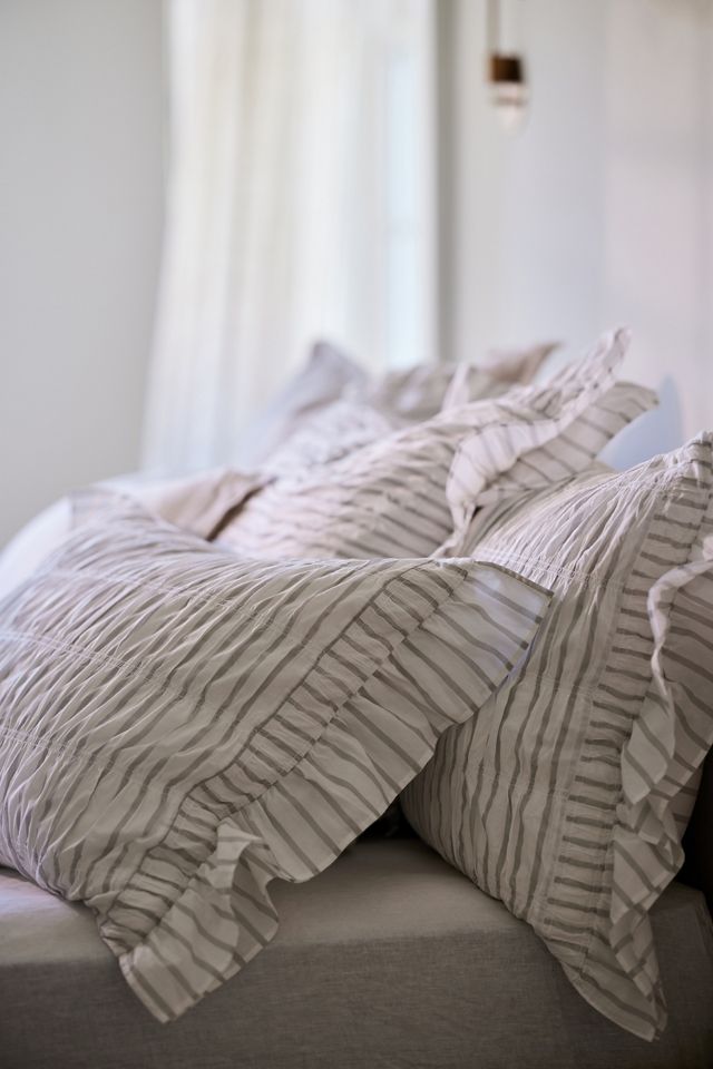 Betsy Cotton Ruffle Stripe Shams, Set of 2 #1