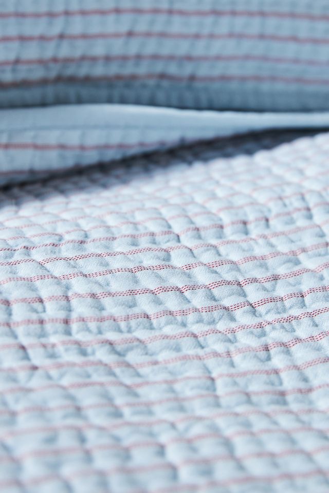 Betsy Cotton Stripe Coverlet #1