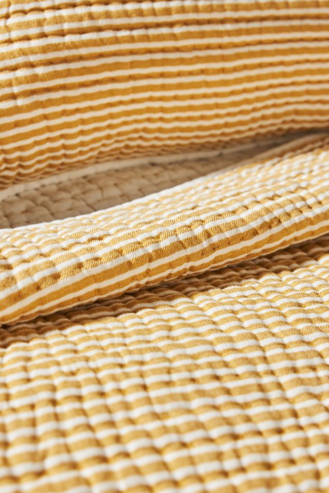 Betsy Cotton Stripe Coverlet #1