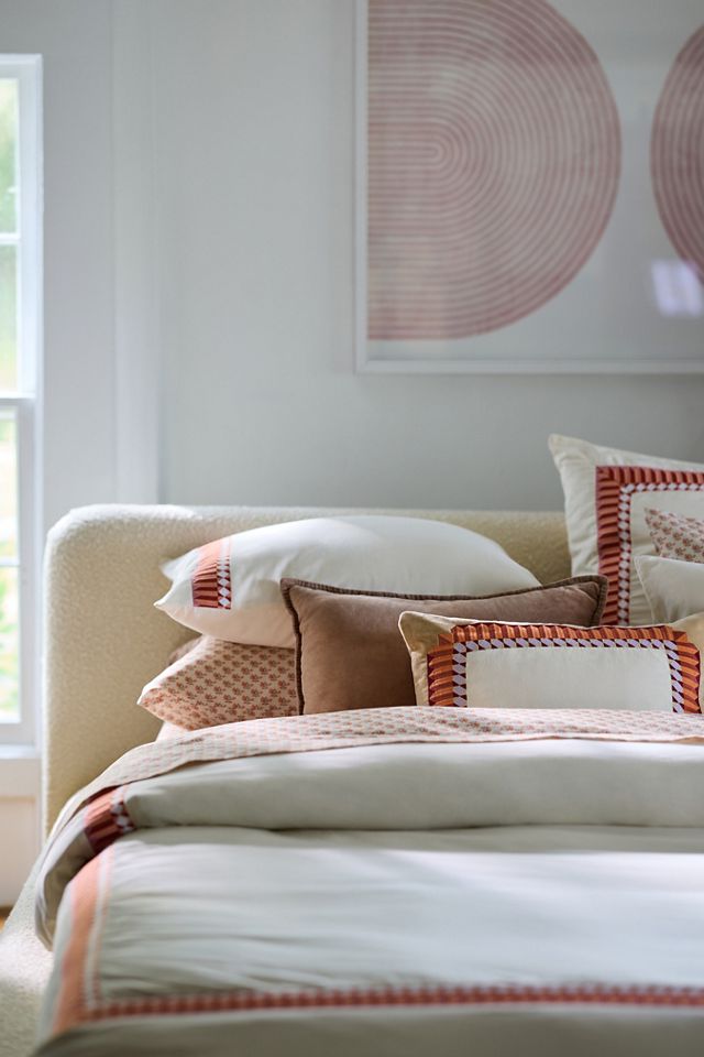 Coraline Cotton Sateen Embroidered Duvet Cover #5