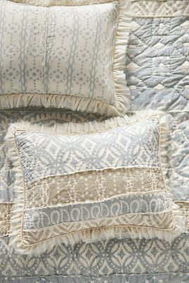 ANTHROPOLOGIE ELSA PATCHWORK PILLOWCASES, SET OF 2 