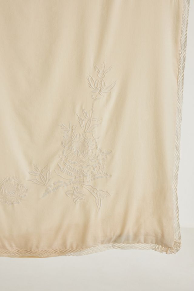 Elinor Cotton Linen Embroidered Duvet Cover #4