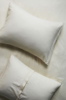 Elinor Cotton Linen Embroidered Shams, Set of 2