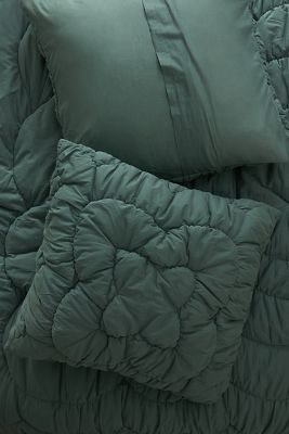 ANTHROPOLOGIE SKYLAR COTTON TEXTURED EURO SHAM 