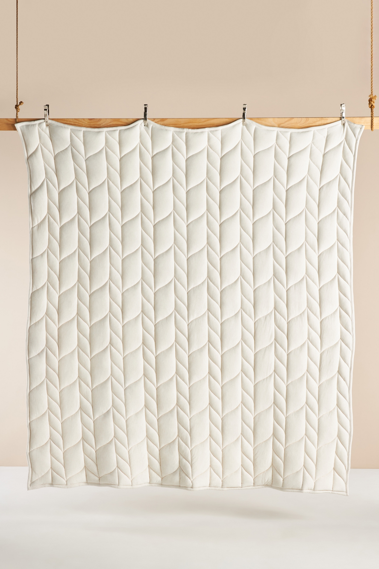 Cable-Knit Jersey Quilt