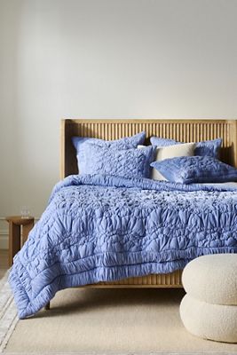 Anthropologie*ブルーのきれいな ブランケット 楽天市場】ブルー ニットブランケット ベッドスロー 127cm×170cm