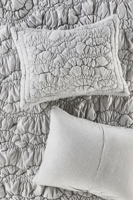 Anthropologie Brooke Heathered Jersey Cotton Shams, Set Of 2
