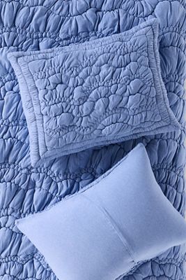 Brooke Heathered Jersey Cotton Shams, Set of 2
