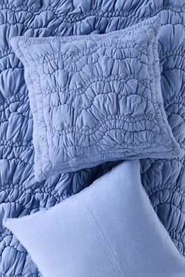 Anthropologie Brooke Heathered Jersey Cotton Euro Sham