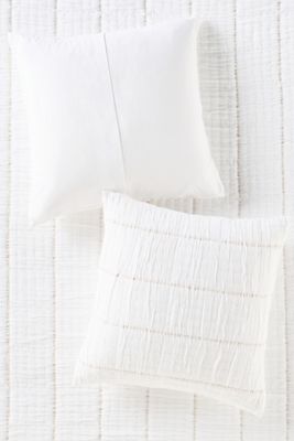 Striped Cotton Gauze Euro Sham