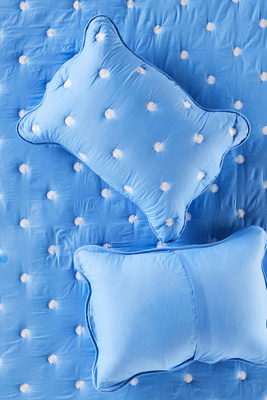 Maeve By Anthropologie Cotton Polka Dot Embroidered Shams, Set Of 2