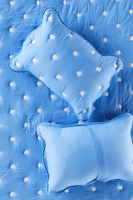 Maeve by Anthropologie Cotton Polka Dot Embroidered Quilt