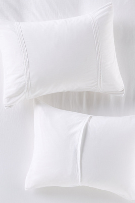 Anthropologie Willow Spa Sateen Shams, Set Of 2