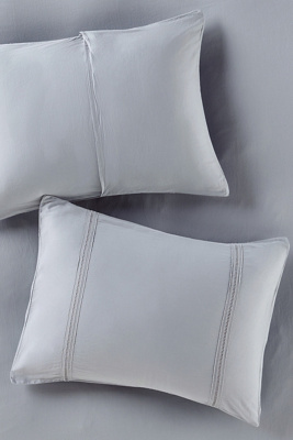 Anthropologie Willow Spa Sateen Shams, Set Of 2