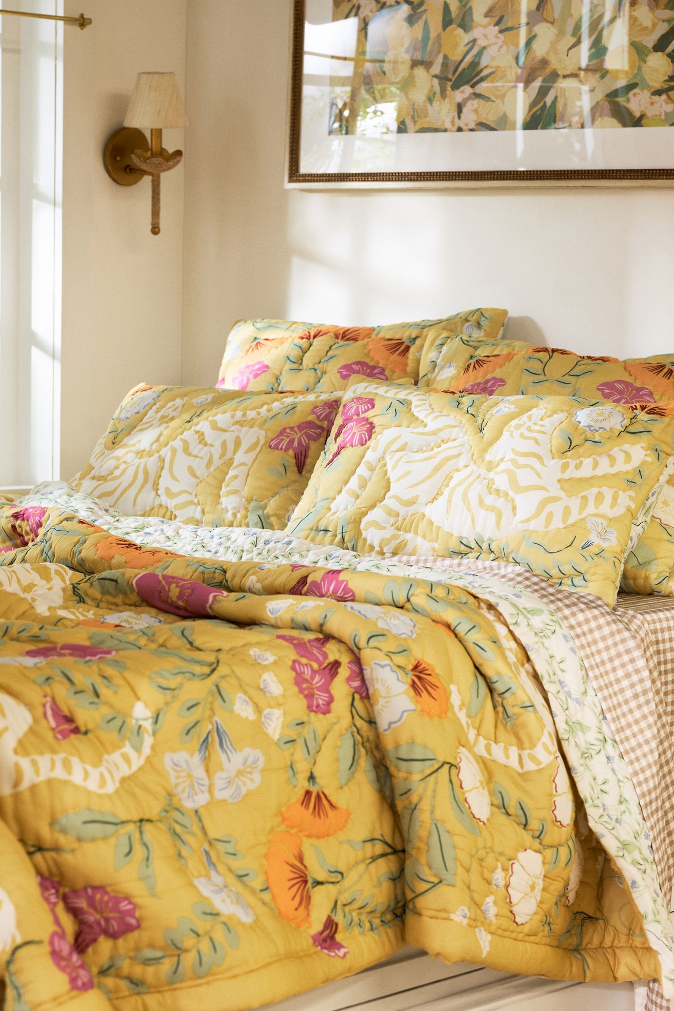 100% Cotton Voile Printed Quilt Collection - Xenia, King