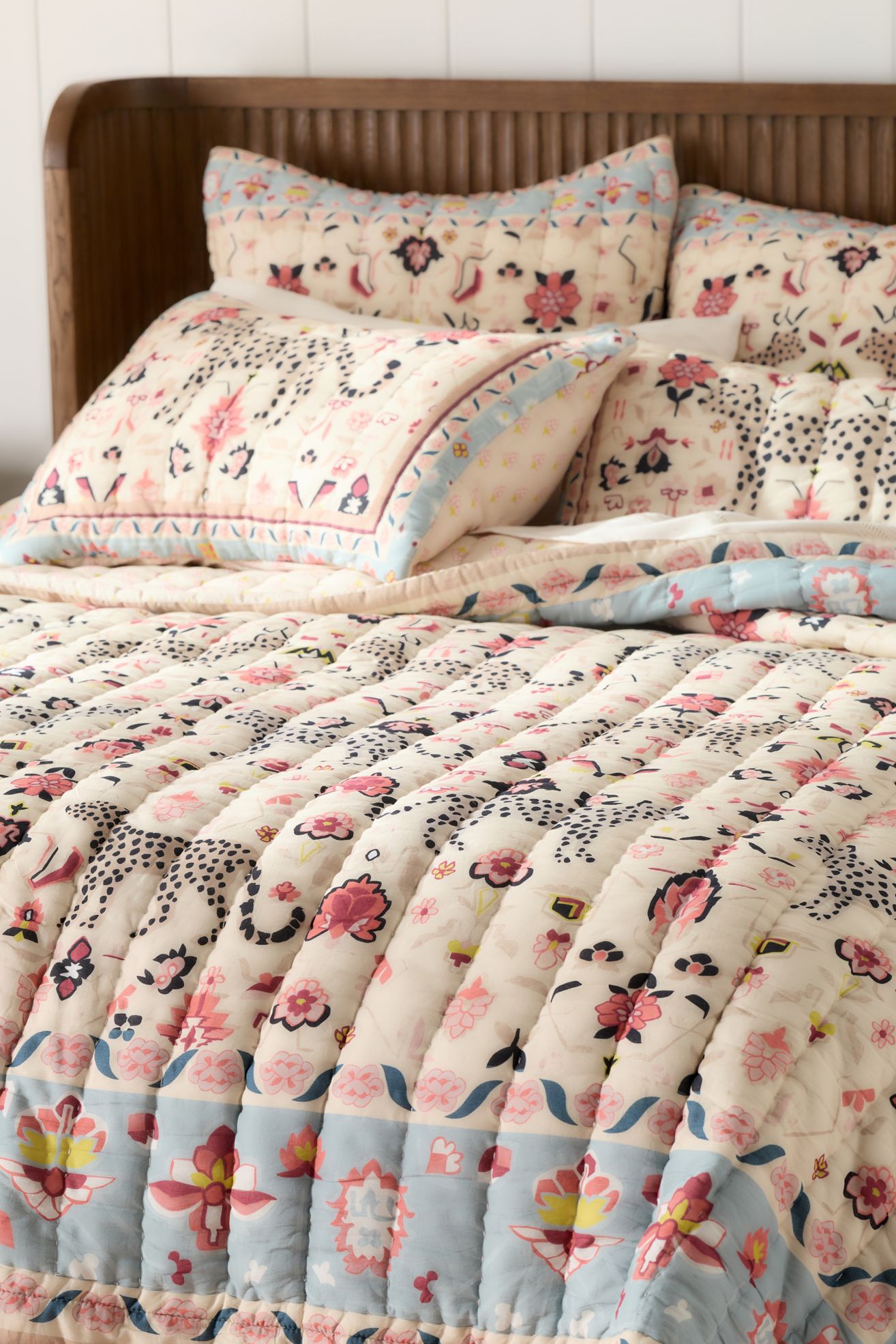 100% Cotton Voile Printed Quilt Collection - Parcie, Queen