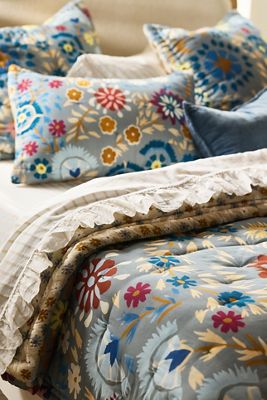 Blue Quilts & Coverlets | AnthroHome