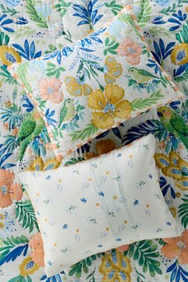 Cotton Voile Printed Pillow Shams, Set of 2
