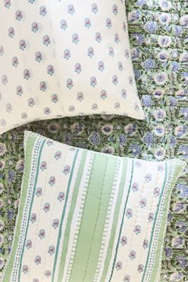 Cotton Voile Printed Euro Sham