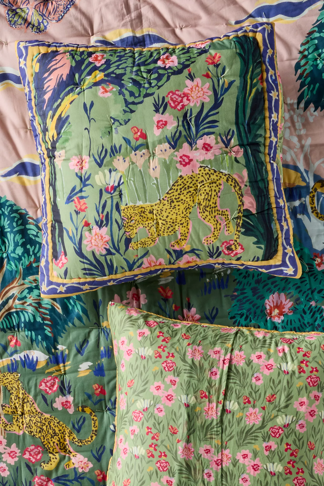 Cotton Voile Printed Euro Sham