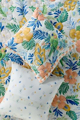 Cotton Voile Printed Euro Sham