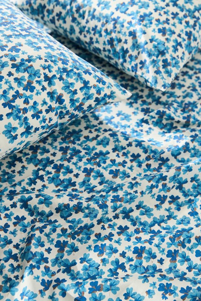 MINDTHEGAP Organic Cotton Percale Printed Sheet Set